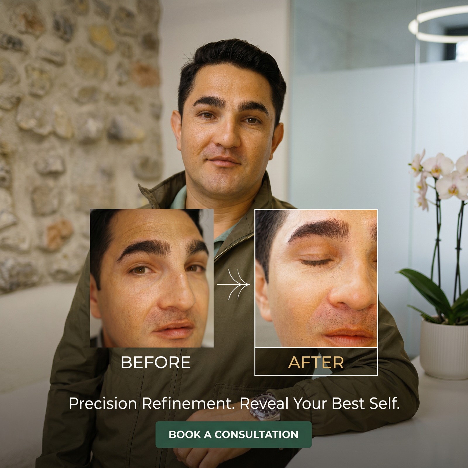 Skin Heaven Men – Before & After Signature Facial Resultat